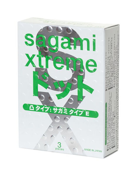 Презервативы Sagami Xtreme Type-e точечные 3 шт