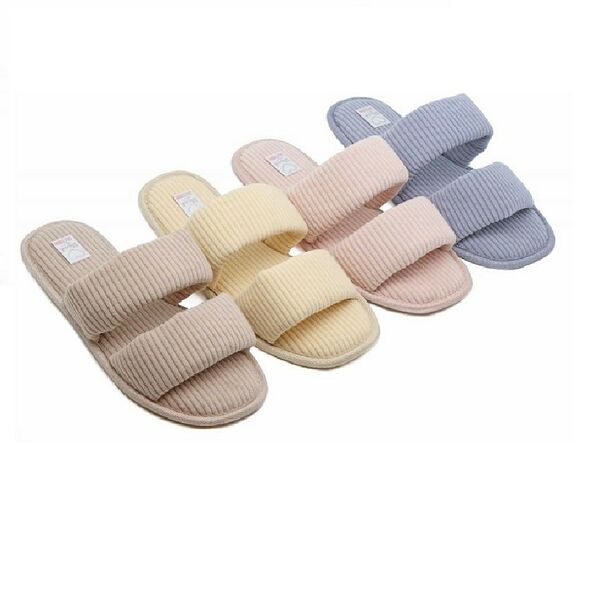 Тапочки домашние женские Lucky land Пантолеты, размер 39, о/н, текстиль, цвет в ассортименте