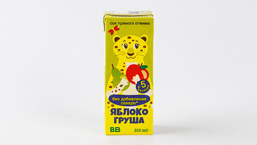 Сок ВкусВилл детский яблоко-груша прямого отжима