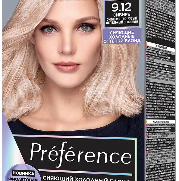 Краска для волос PREFERENCE 9.12 Сибирь