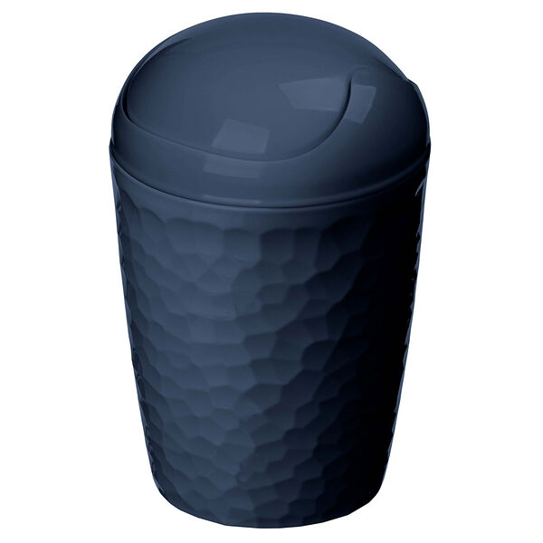Контейнер для мусора настольный 1л, luna, пластик, синий