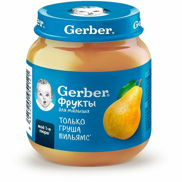 Пюре фруктовое Gerber Груша с 4 месяцев 125 г