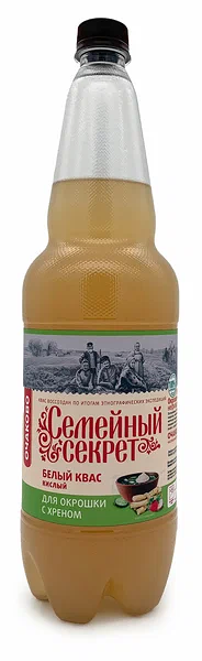 Квас Семейный Секрет для окрошки с хреном, 1л