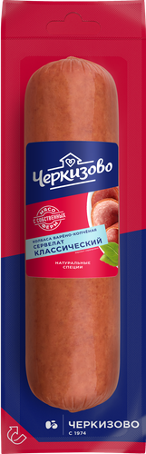 

Колбаса варено-копченая Черкизово Сервелат Классический 400 г