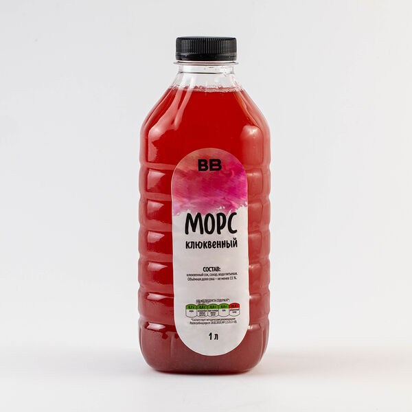 Морс клюквенный 1л