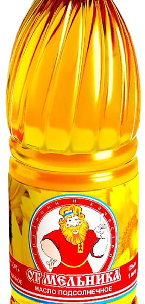 Масло подсолнечное ОТ МЕЛЬНИКА нерафинированное высший сорт