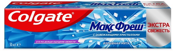 Зубная паста Colgate Макс Фреш Взрывная Мята освежающая для свежего дыхания и защиты от кариеса
