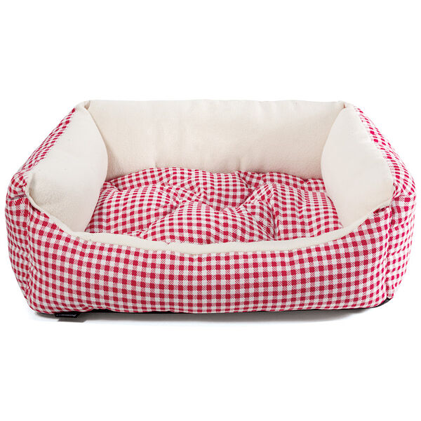 Лежанка для животных Гамма Кантри 42 х 40 х 15 см., Красный