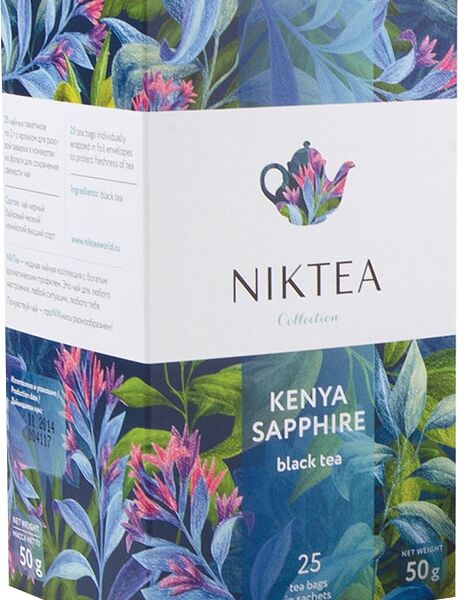 Чай черный Niktea Кения Сапфир 25*2г