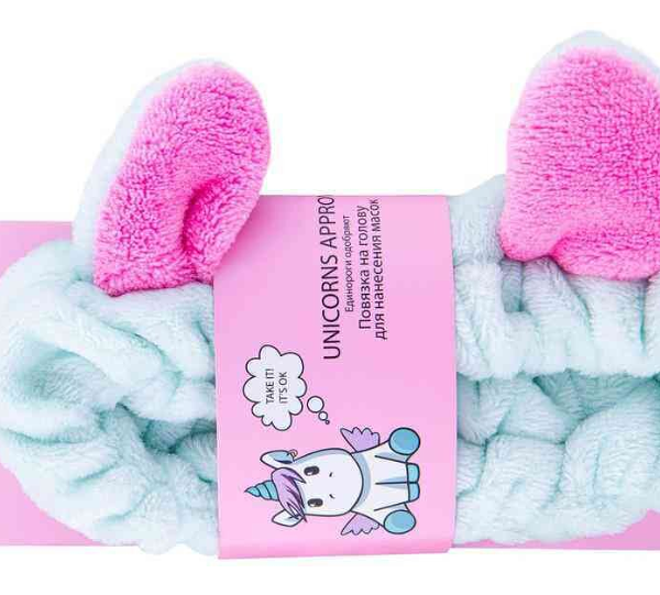 Повязка на голову Unicorns Approve для нанесения масок 1шт