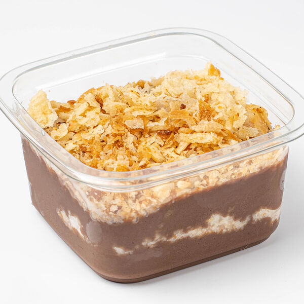 Десерт Наполеон с шоколадным кремом, постный