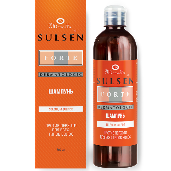 Mirrolla sulsen форте Шампунь от перхоти 500 мл