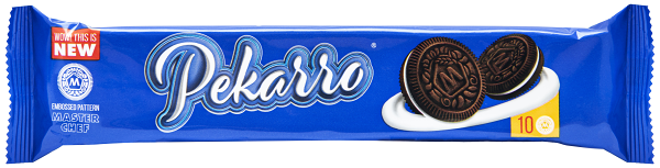 Печенье Pekarro с какао и начинкой с ванильным вкусом 95г