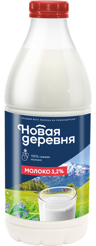

Молоко пастеризованное Новая деревня 3.2% 1.4 л