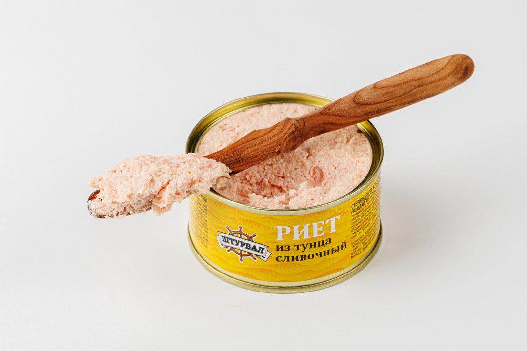 

Риет из тунца Штурвал сливочный 115 г