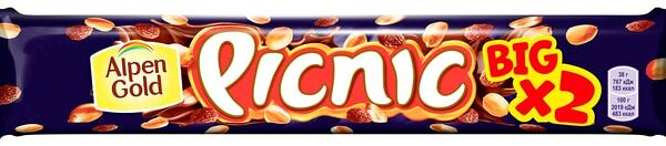 Шоколадный батончик Picnic Big 76г
