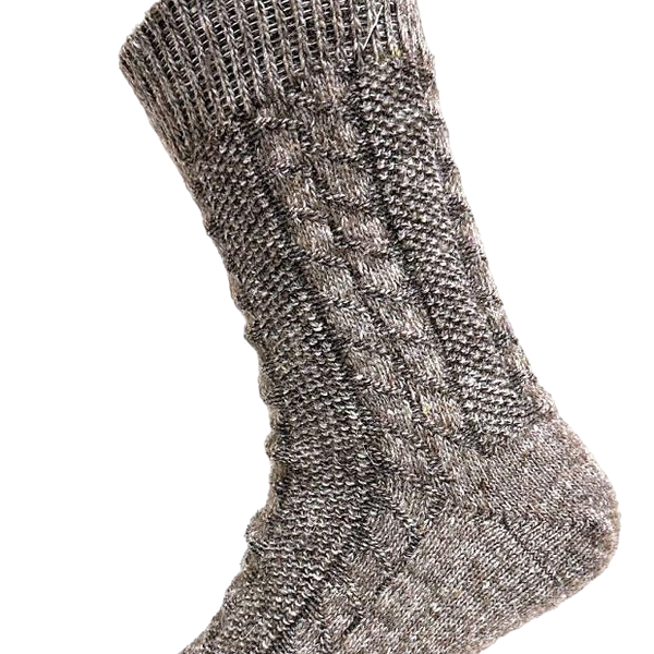 Носки мужские шерстяные John Jeniford коричневые, размер 27