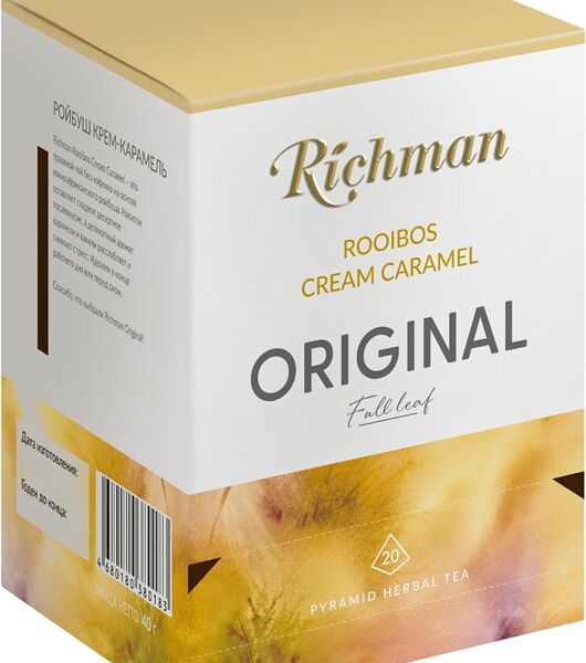Напиток чайный Richman Rooibus Cream Caramel 20*2г