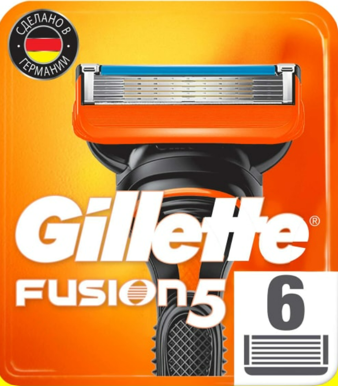 

Кассеты Gillette Fusion 5 сменные для бритья 6 шт