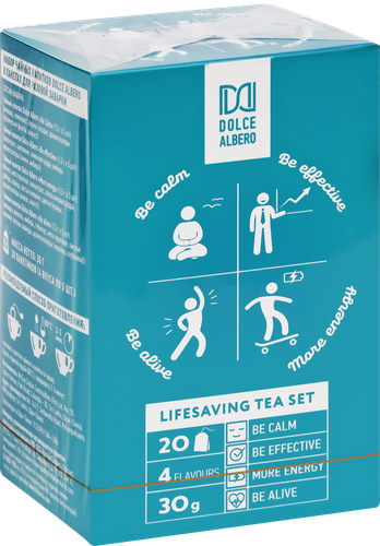 

Набор чайных напитков Dolce Albero Lifesaving Tea, 20 пак., 30 г