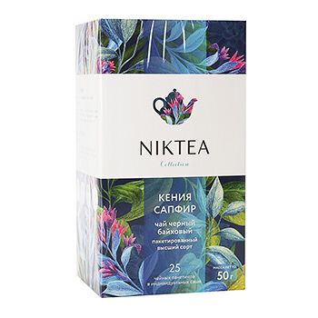 Чай черный Niktea Kenya Sapphire 25 шт. 50 г