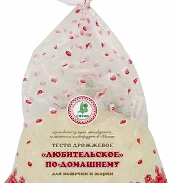 Тесто Ситно Любительское по-домашнему дрожжевое охлаждённое 1кг
