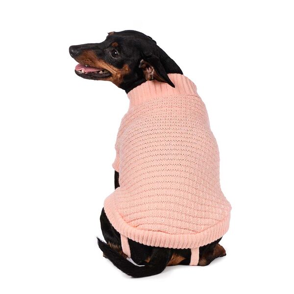 Свитер для собак 45см 2XL розовый (унисекс)