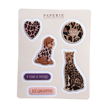 

Стикерпак Paperie It's a Leo's world