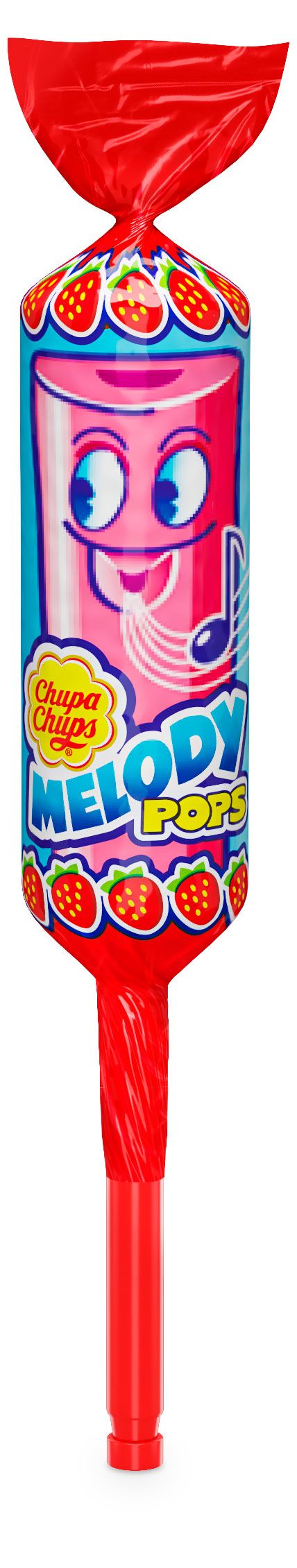 

Карамель Chupa Chups Melody pops клубника 15 г