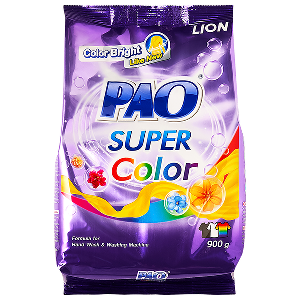 Стиральный порошок Lion Pao Super Color Антибактериальный для цветного белья 900г