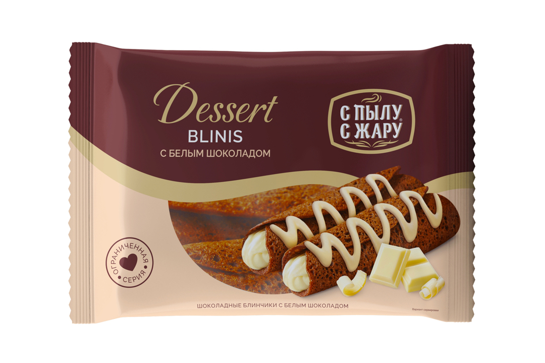 

Блинчики Fiero шоколадные с белым шоколадом замороженные 220 г