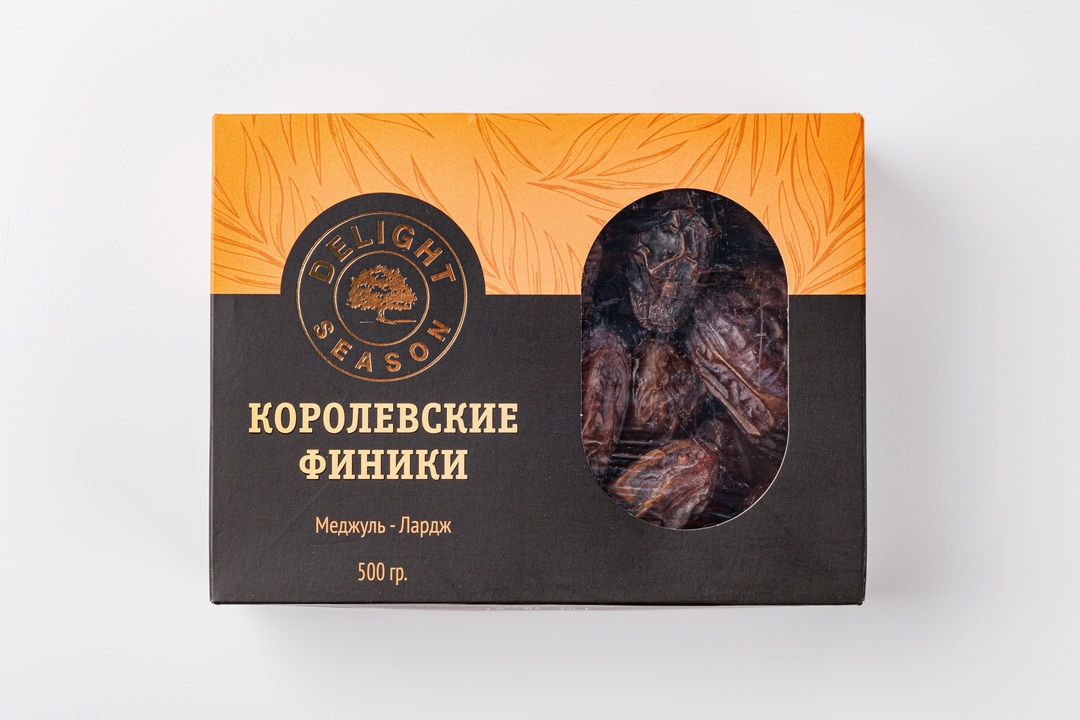 

Финики Delight Season Королевские Меджуль сушеные с косточкой, 500 г