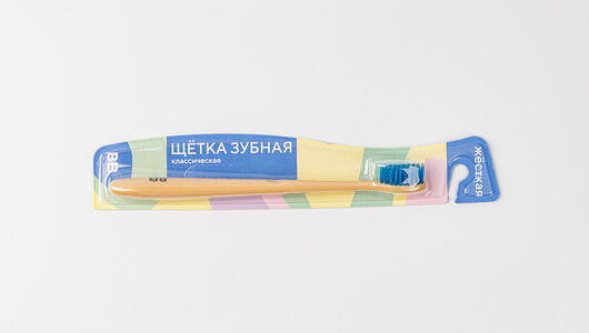 Щетка зубная классическая жесткая 