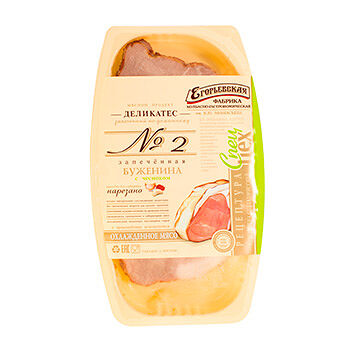 Буженина свиная Егорьевская колбасно-гастрономическая фабрика запеченная, нарезка