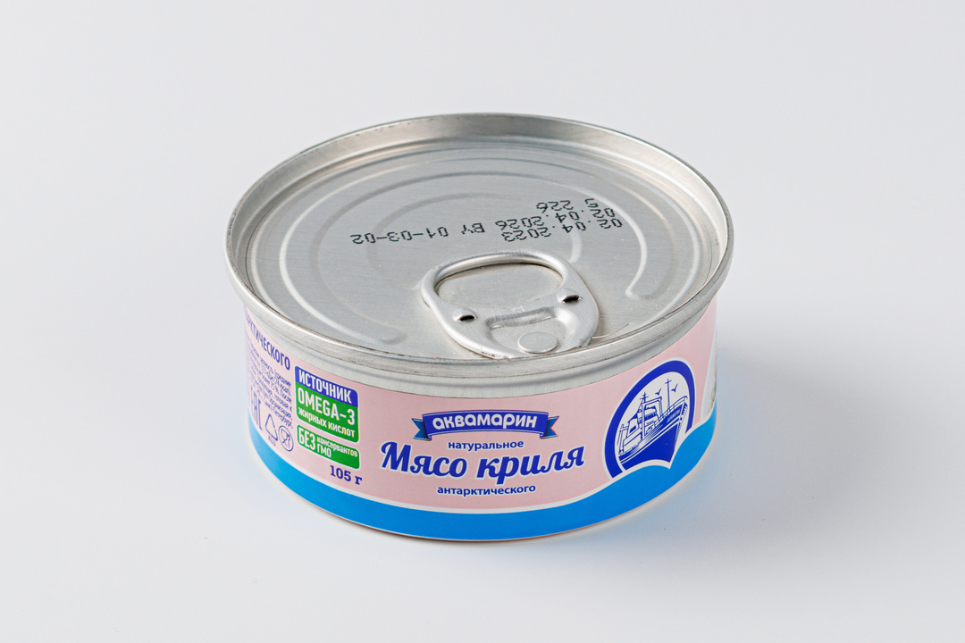 

Мясо криля Аквамарин натуральное, 105 г