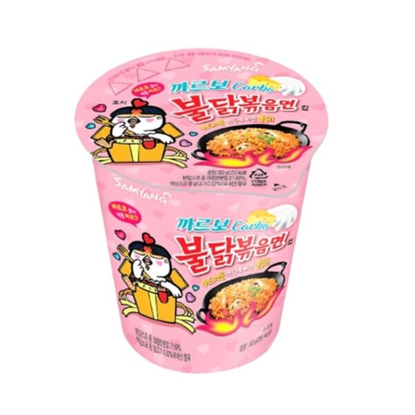 Лапша Samyang острая курица в соусе карбонара, 80 г