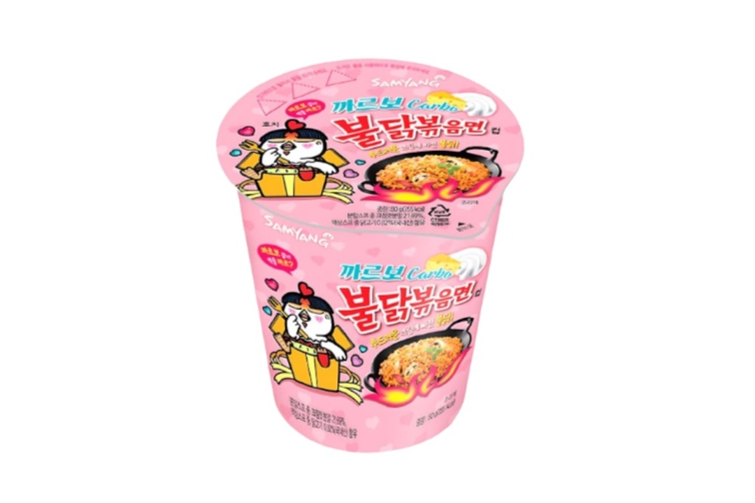 

Лапша Samyang острая курица в соусе карбонара, 80 г
