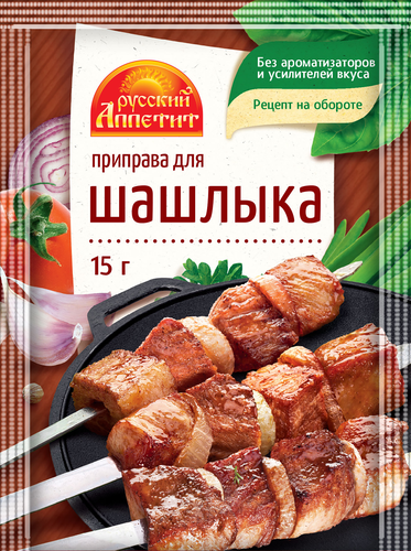 

Приправа Русский аппетит Для шашлыка 15 г