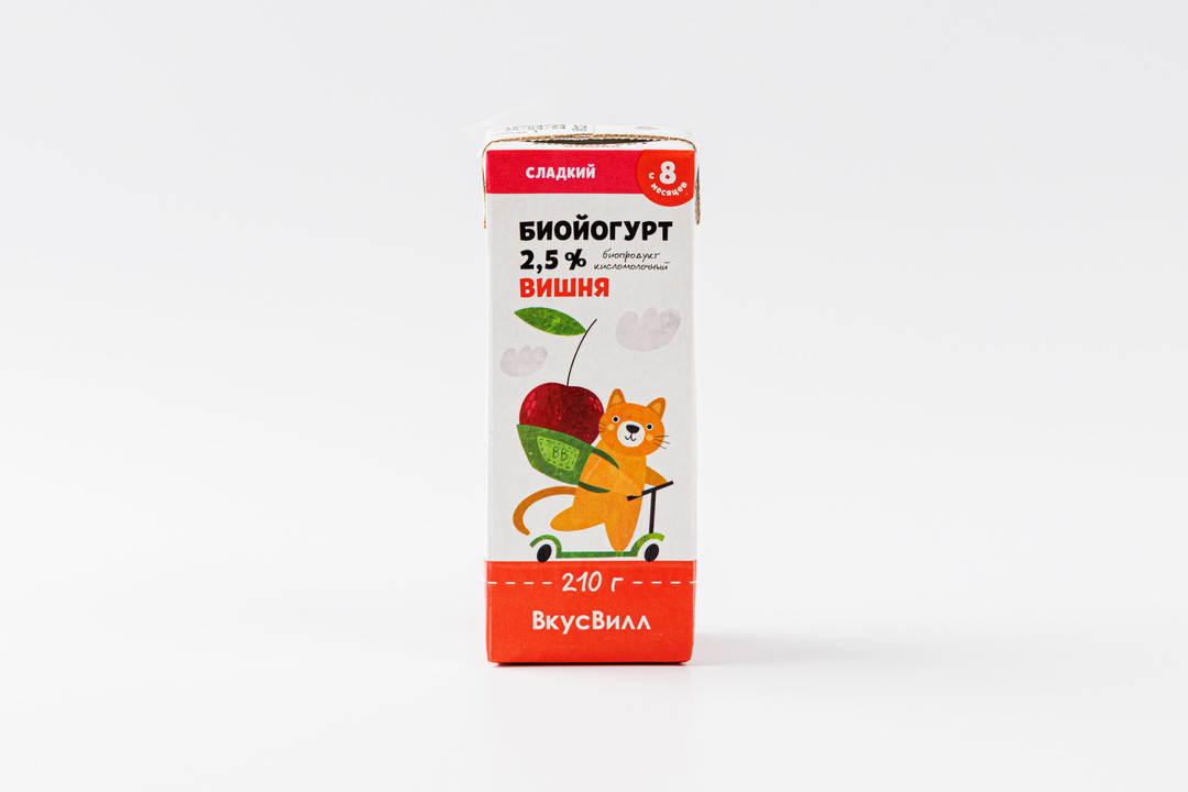 

Биойогурт детский с вишней 2,5% 210 г