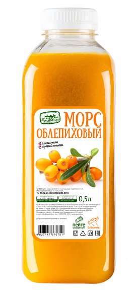 Морс Егорьевские традиции облепиховый 500мл