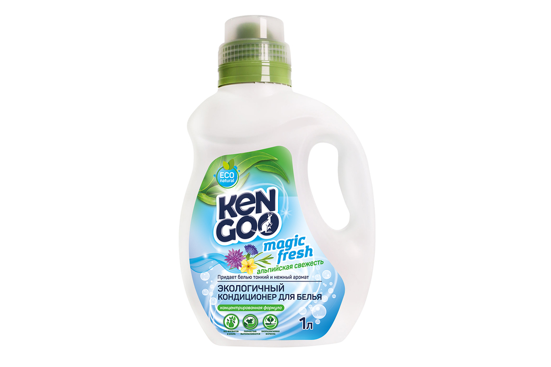 

Кондиционер для белья Kengoo концентрированный Эко Альпийская свежесть 1 л