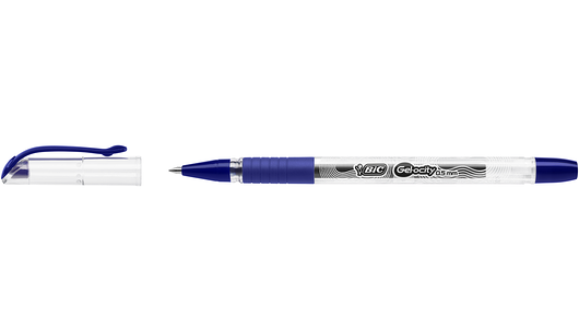 Ручка Bic Гелевая Gelocity Stic 0.5 синяя K30, полупрозрачный корпус 