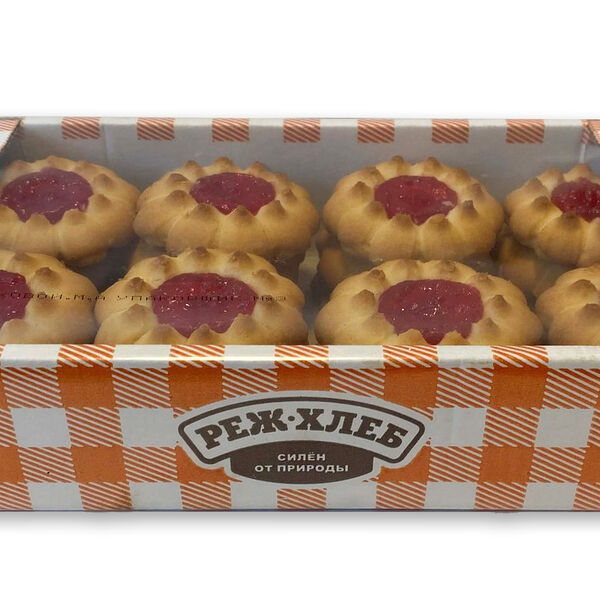 Печенье Реж-хлеб сдобное Курабье малина 230 г