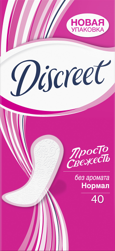 Прокладки Discreet Normal Single ежедневные гигиенические 40 шт.