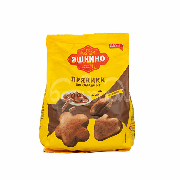 Пряники Яшкино 350гр Шоколадные пакет