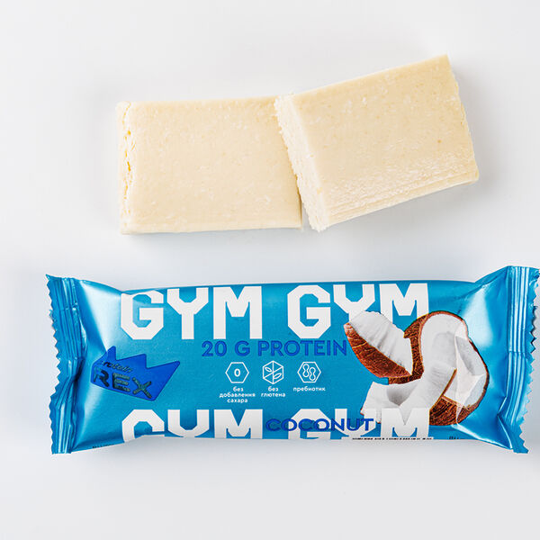Батончик протеиновый ProteinRex Gym кокос 60 г
