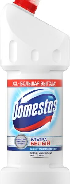 Средство чистящее для унитаза и ванной Domestos Ультра Белый 1.5л