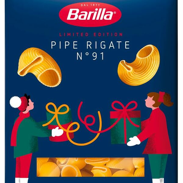 Макаронные изделия Barilla Pipe Rigate №91, 450 г