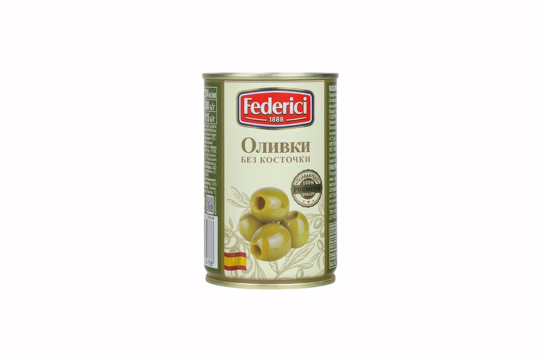 

Оливки Federici без косточки 300 г