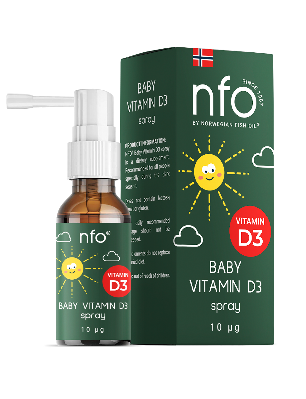 

NFO Baby Vitamin D3 спрей 20 мл